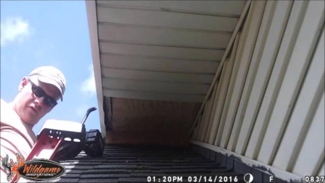 Video preview: Soffit fix for squirrels and raccoons